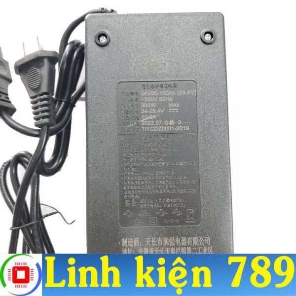 Sạc ắc quy 24V Pin Lithium 7S 3.7V 29.4V 10A tự ngắt khi đầy